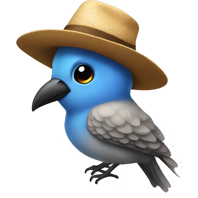 bird in a hat emoji
