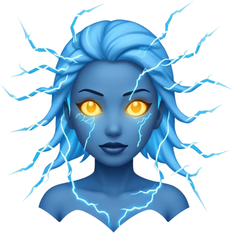 electric woman emoji