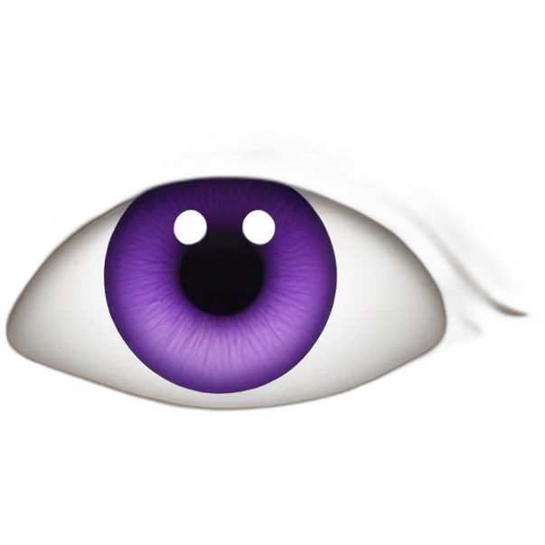 purple eye emoji