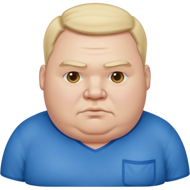 A super fat guy emoji
