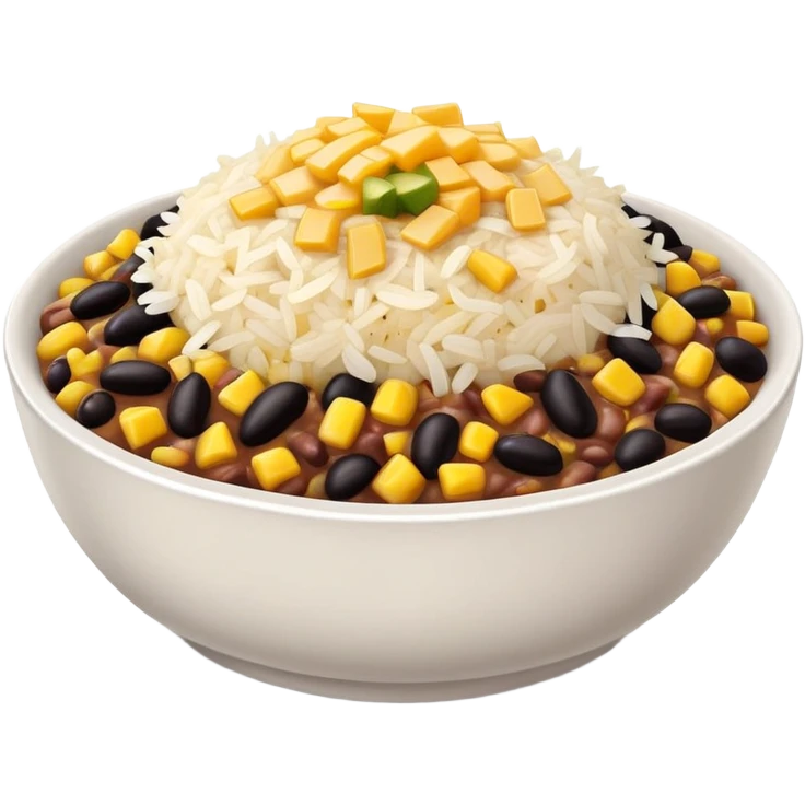 Chipotle bowl emoji