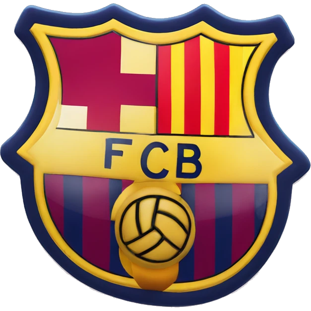 Fc Barcelona logo emoji