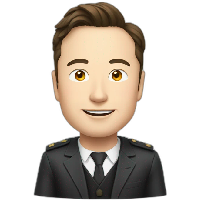 Elon musk in Japan emoji