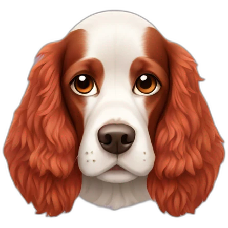 red russian spaniel emoji