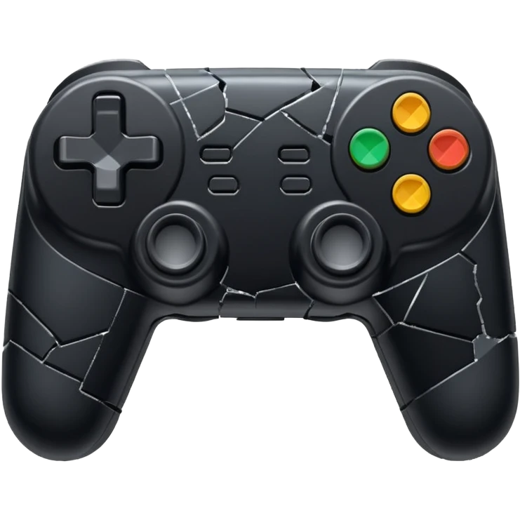 game controller shattered emoji