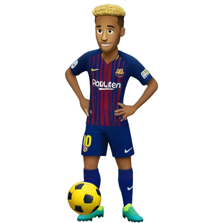 Neymar qui marque un but emoji