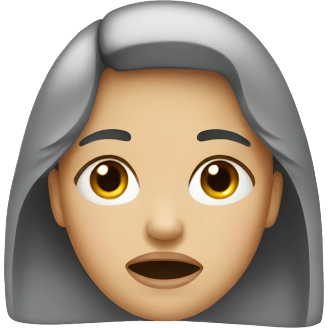 Woman crying emoji