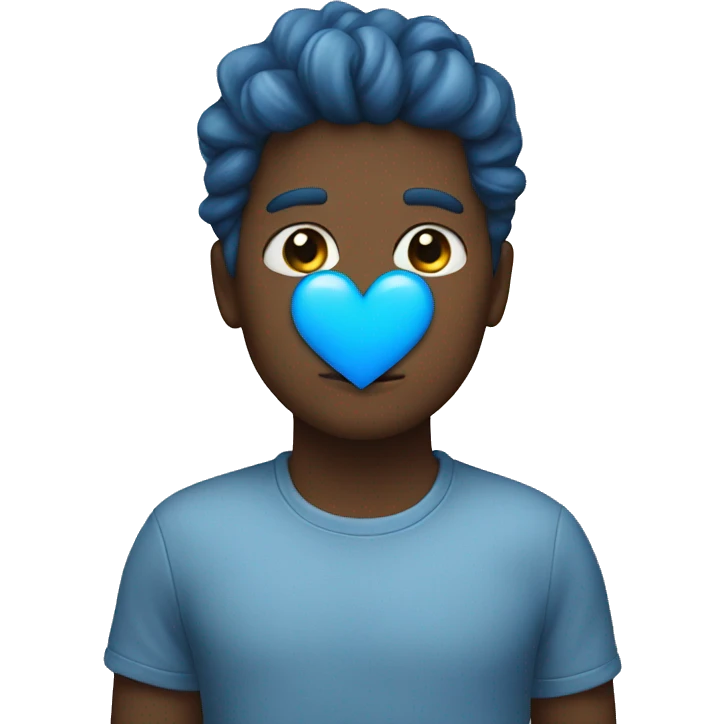 Blue heart emoji