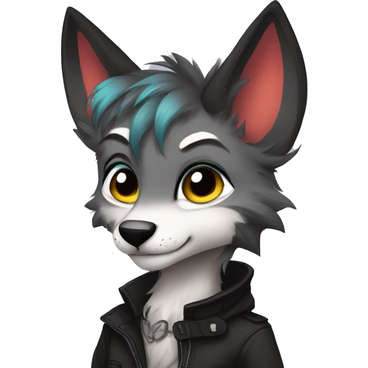 Edgy sharp modern anthro furry by Falvie, LiLaiRa, AngieWolf emoji