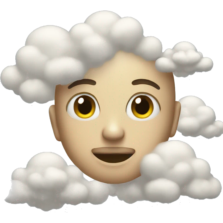 art with clouds emoji