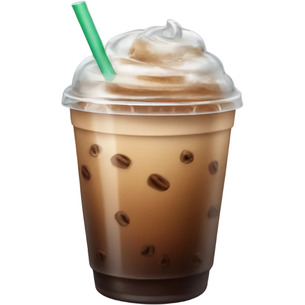 Iced coffee emoji