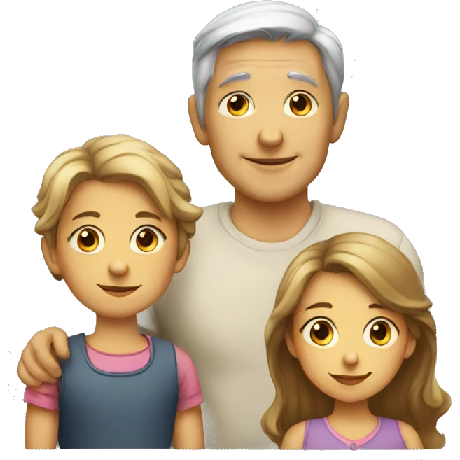 young child and old lovers emoji