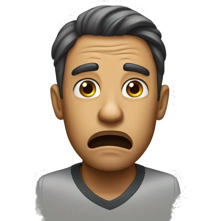 shock concerned emoji emoji