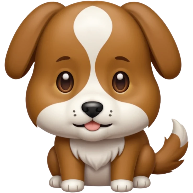 Faça um cachorro fazendo xixi emoji