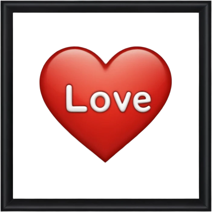 Creat a sign saying I love arman with a black guys  emoji