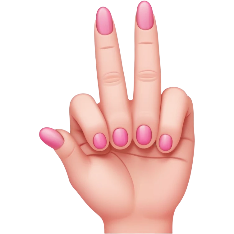 pink middle finger emoji