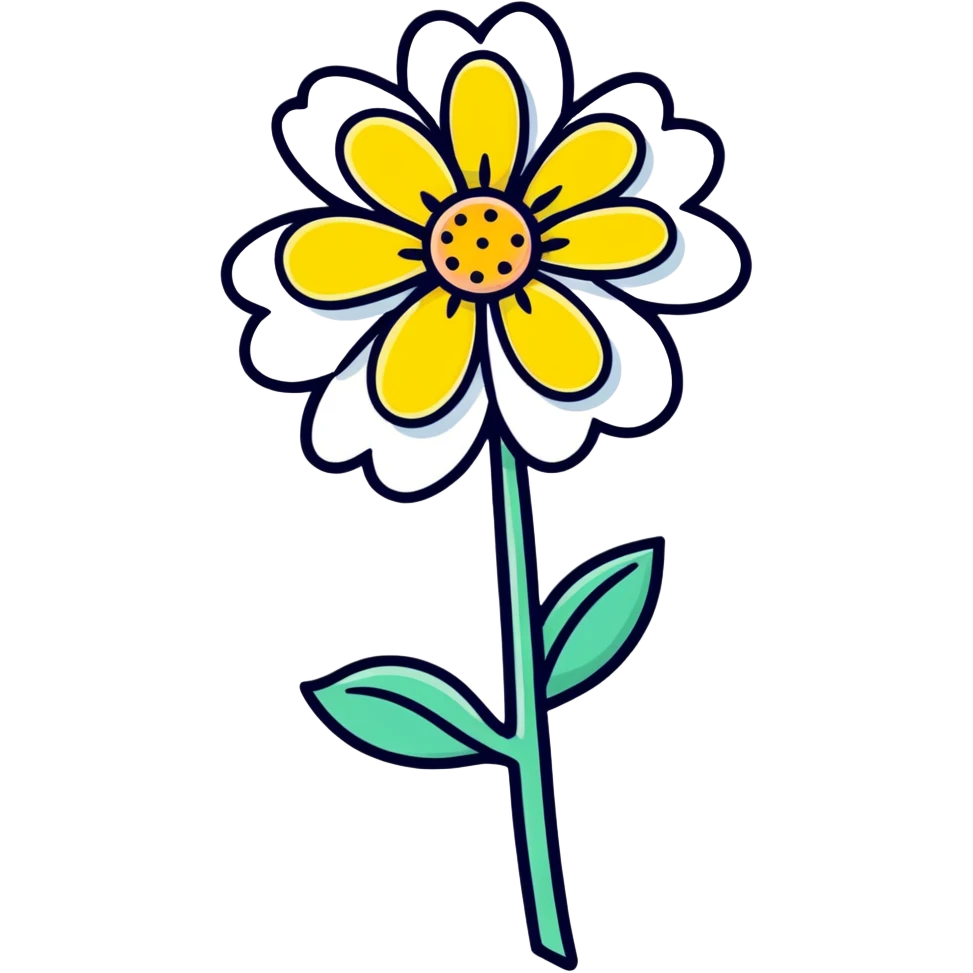Денди цветок emoji