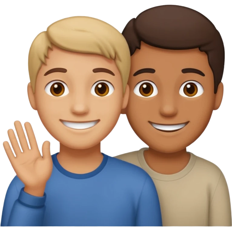 Extraño a mi bestie  emoji