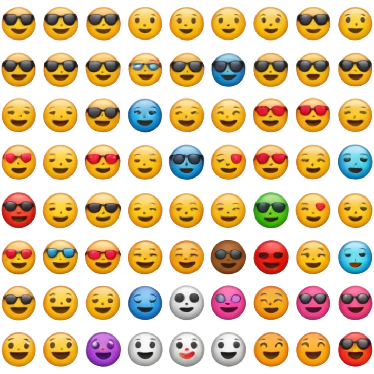 All ios emojis in 1 emoji