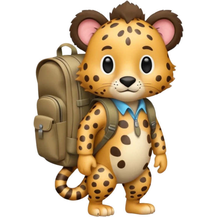  Safari Animal with Backpack  emoji
