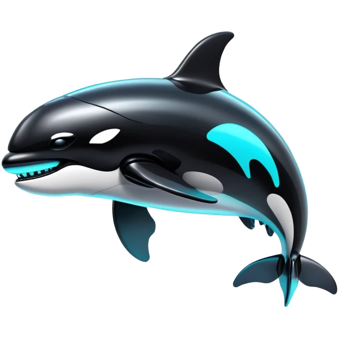 cyberpunk orca robot emoji