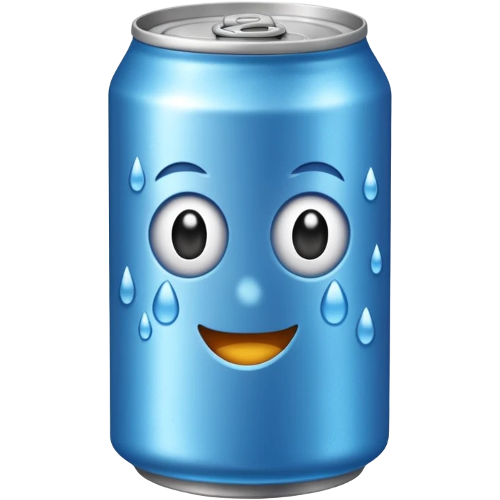 drink can blue emoji