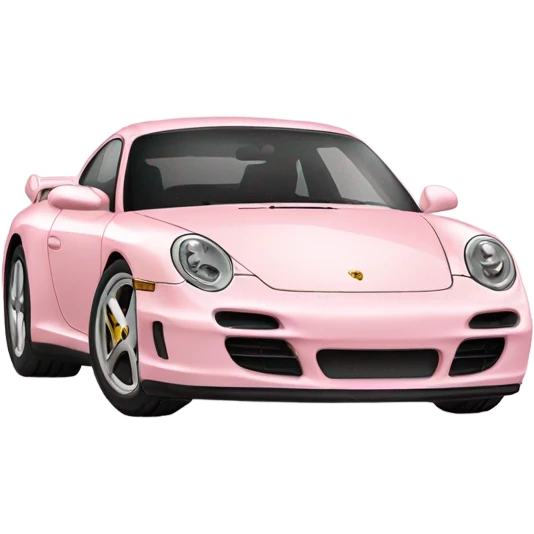 Light pink Porsche  emoji