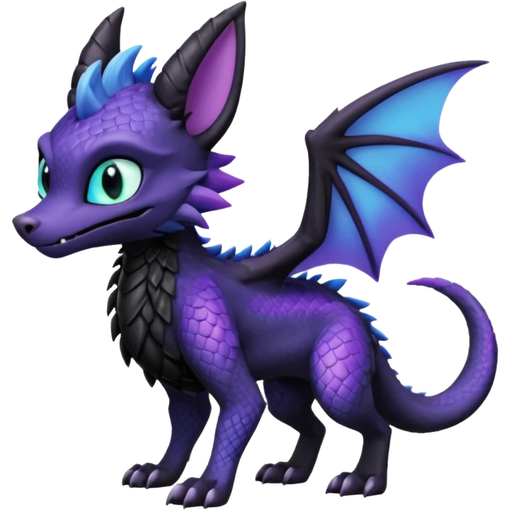 Spyro-Toothless-Sergal-Lykoi-Pokémon-Fakémon-creature-hybrid emoji