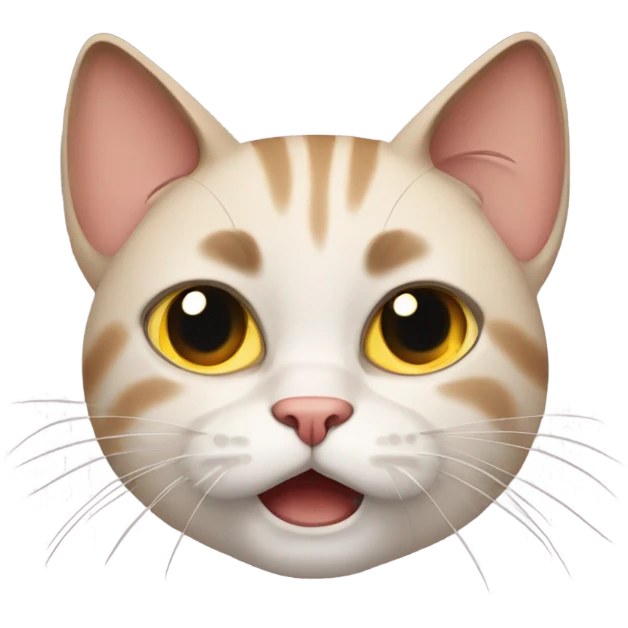 Annoyed cat emoji