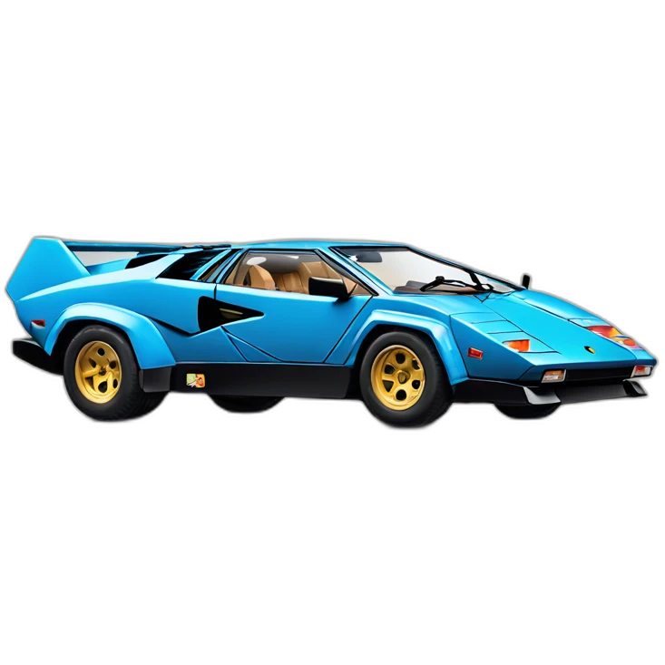 lamborghini countach emoji