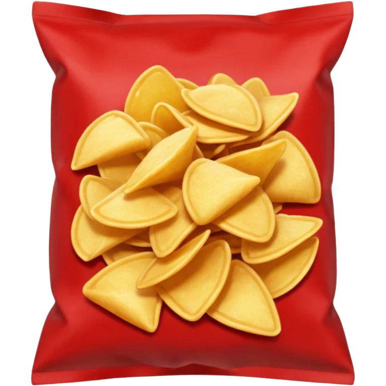 Chips snack Red
 emoji