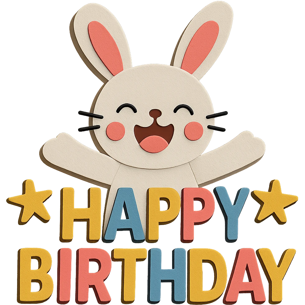 Change the white background inside the letters 'a' and the two 'p's in 'HAPPY' to transparent, while keeping all other design elements unchanged and maintaining a transparent background emoji