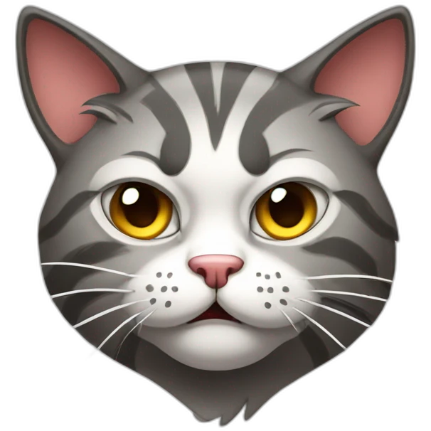 angry sweet cat emoji