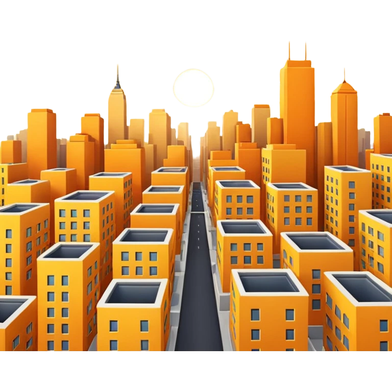 Sunrise in the city emoji