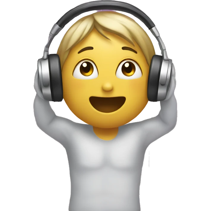 Listening to music in the shower emoji