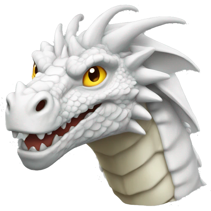 Dragón blanco  emoji