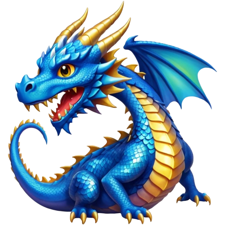 blue dragon  emoji