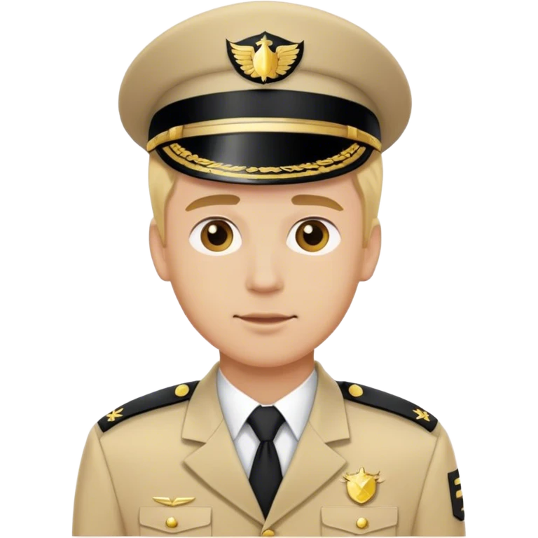 dad with blond uniform  emoji