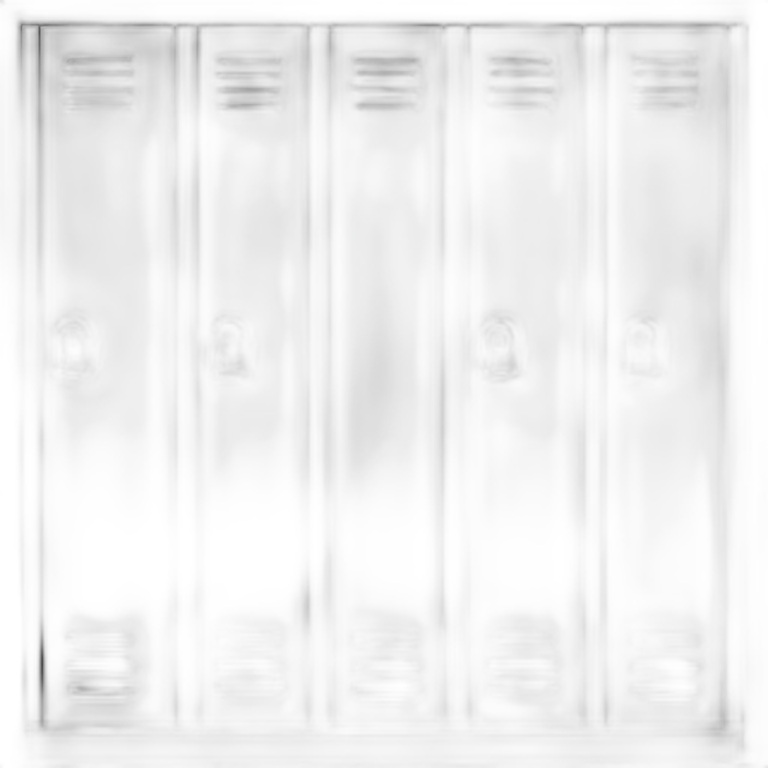 Black and White locker emoji