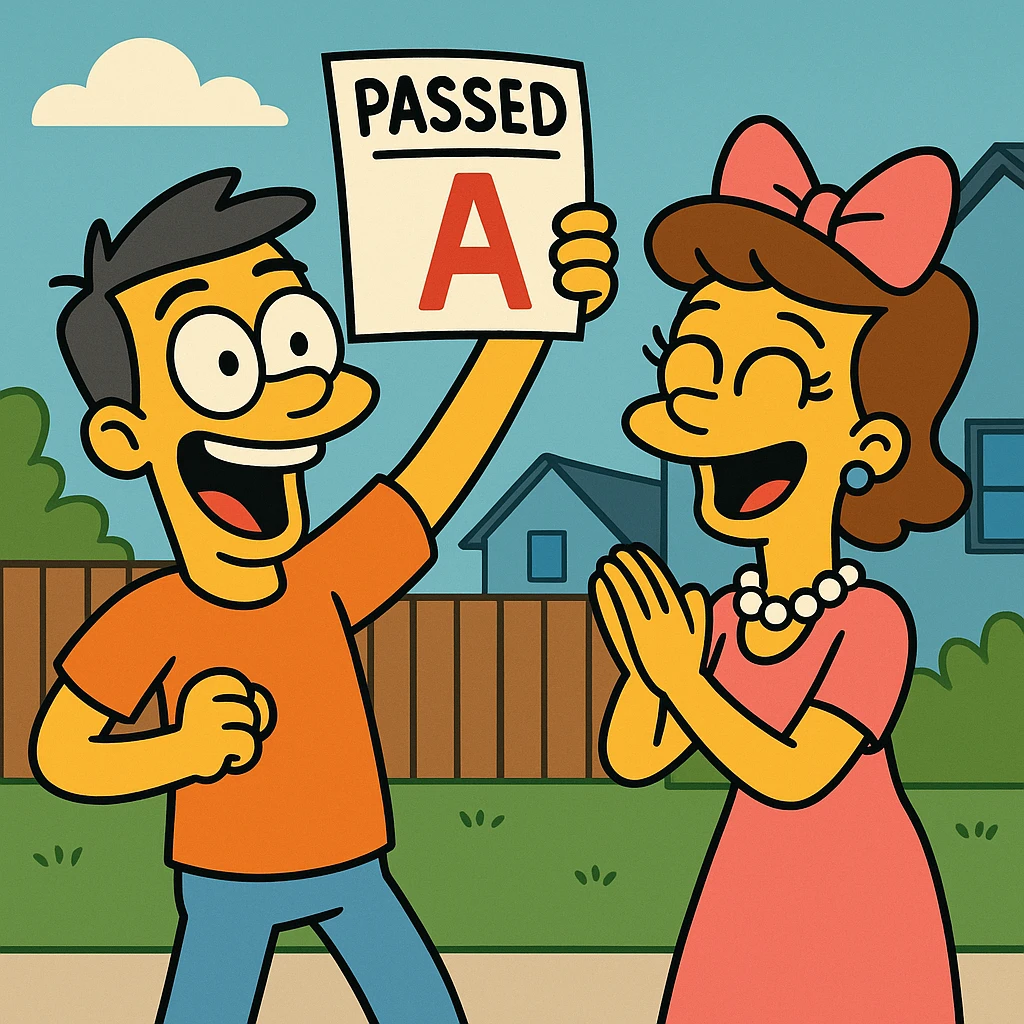 pass an exam emoji