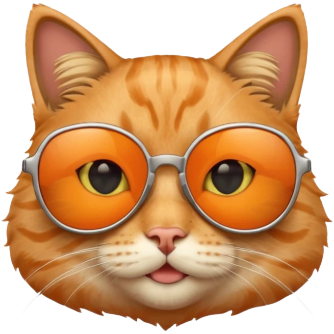 Cat wearing sunglasses emoji