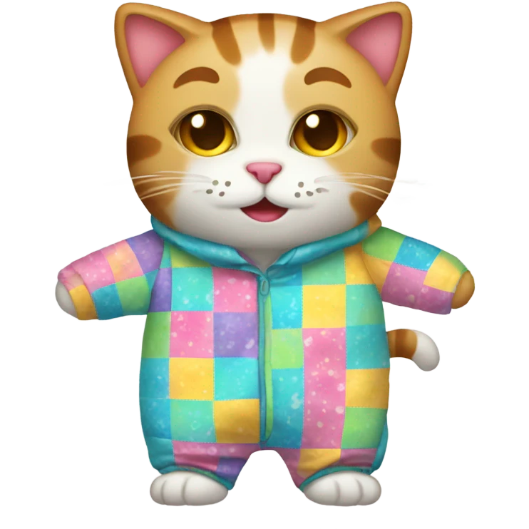 Cat in pjs emoji