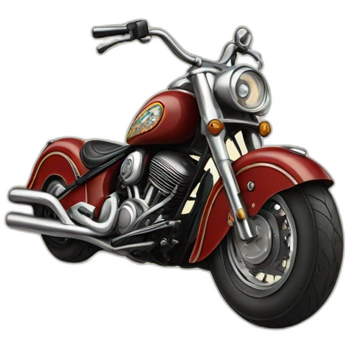 Indian chief bobber pin up emoji
