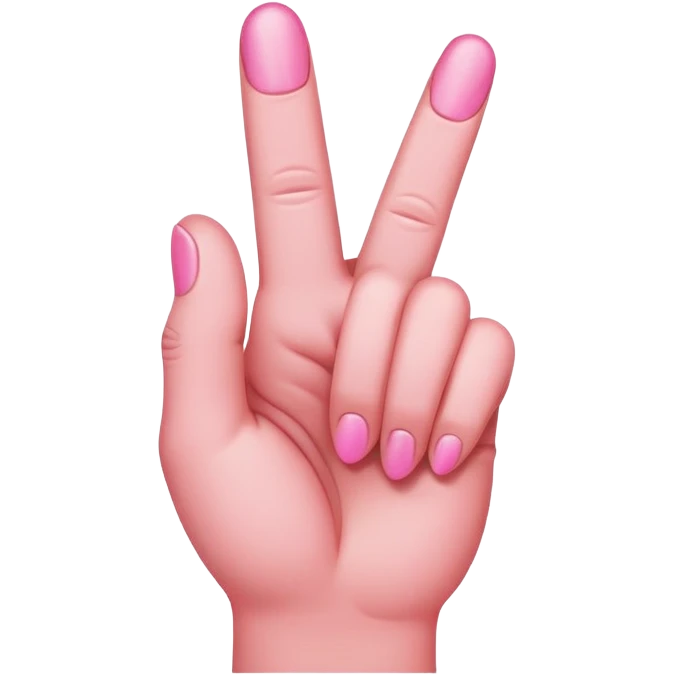 Pink middle finger  emoji