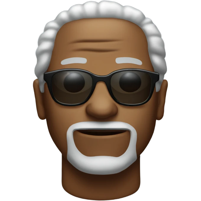 old black man with sunglasses on with freeform’s emoji