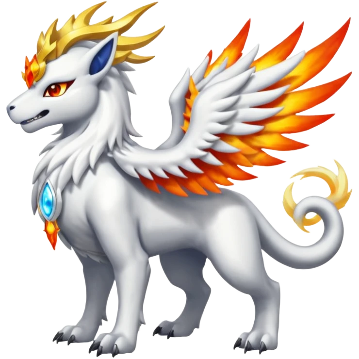 Absol-Reshiram-Solgaleo-Fusion (full body) emoji