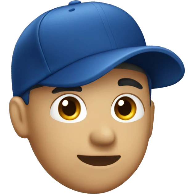 dark blue   cap emoji