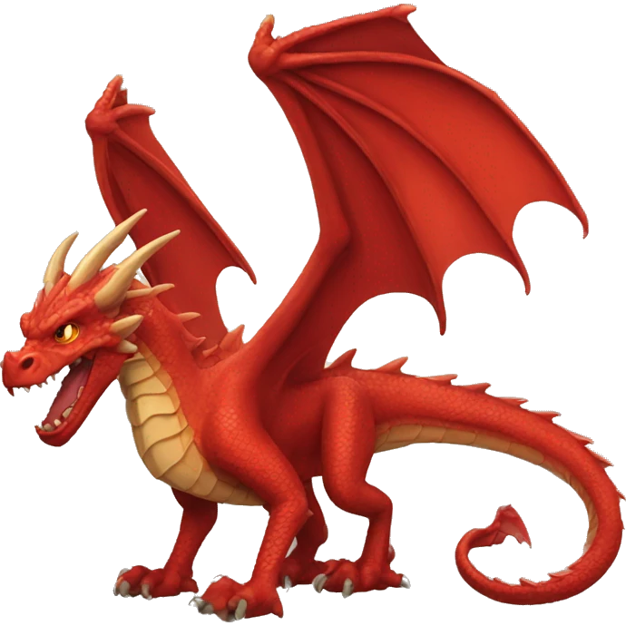Red dragon  emoji