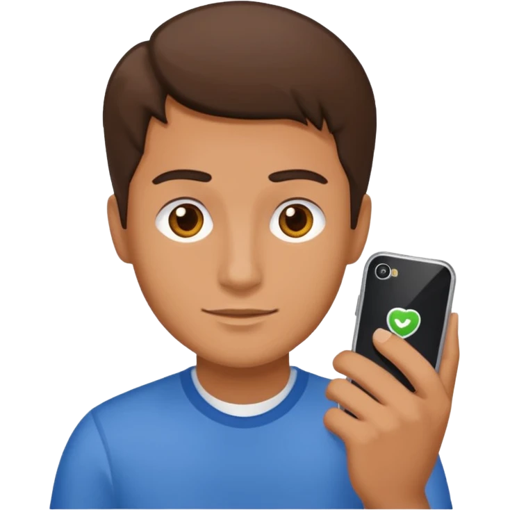 man using phone sticker
 emoji