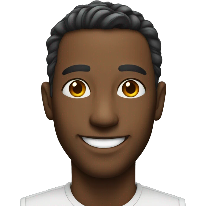 smiling portrait of a man emoji